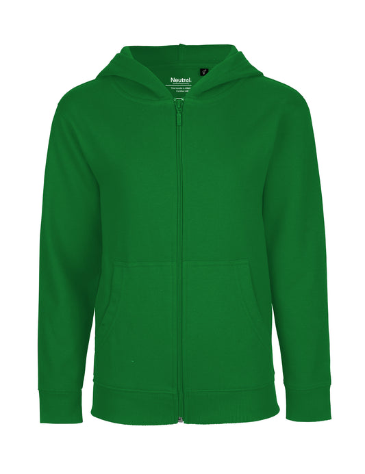 Kids' Zip Hoodie - Green