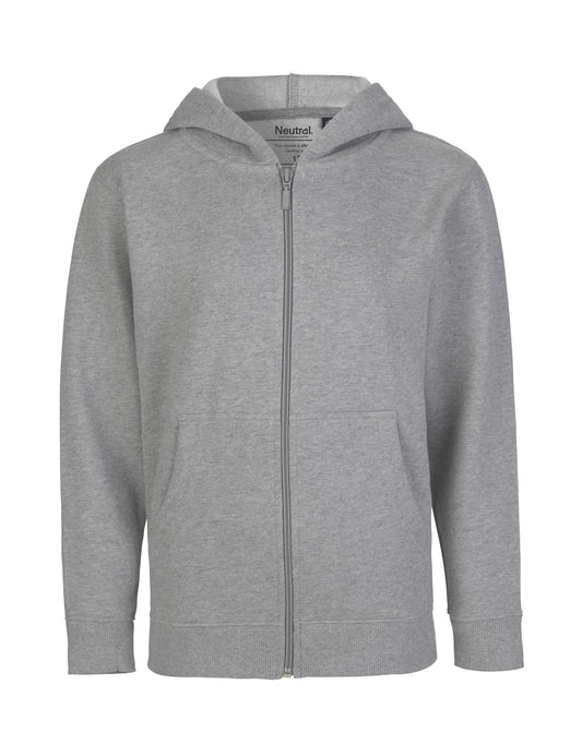 Kids' Zip Hoodie - Sport Grey