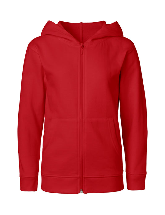 Kids' Zip Hoodie - Red