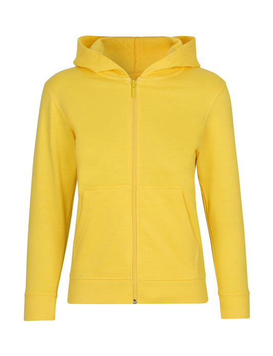 Kids' Zip Hoodie - Yellow