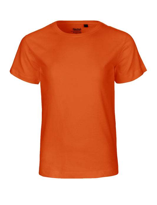 Kids' Short Sleeve T-Shirt - Orange