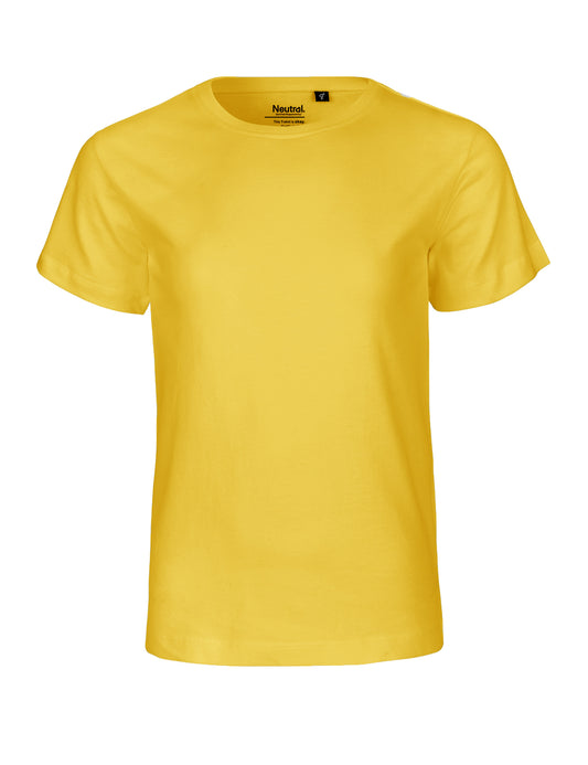 Kids' Short Sleeve T-Shirt - Yellow