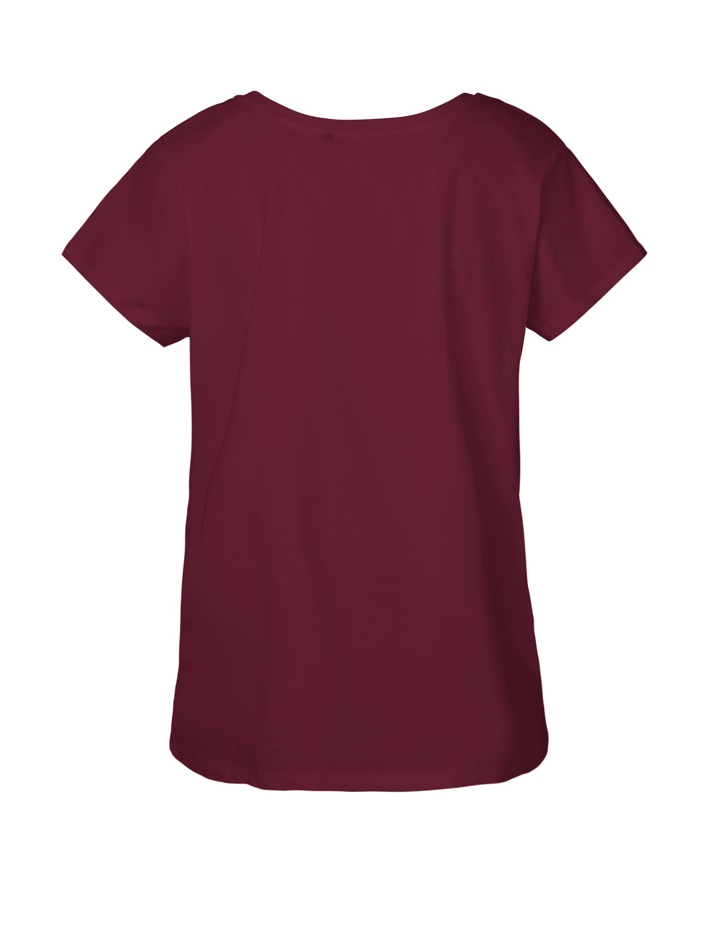 Ladies' Loose Fit T-Shirt - Bordeaux