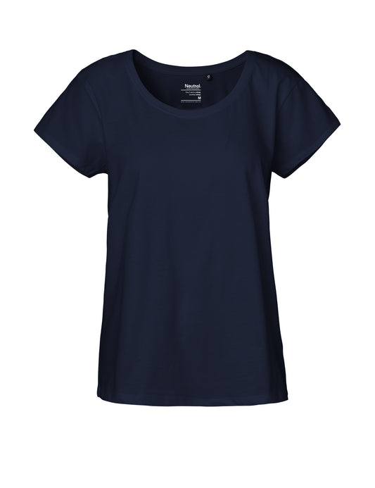 Ladies' Loose Fit T-Shirt - Navy