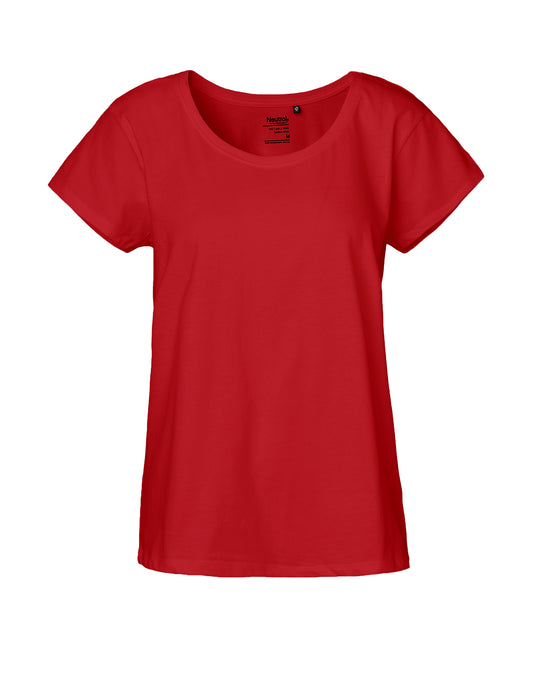 Ladies' Loose Fit T-Shirt - Red