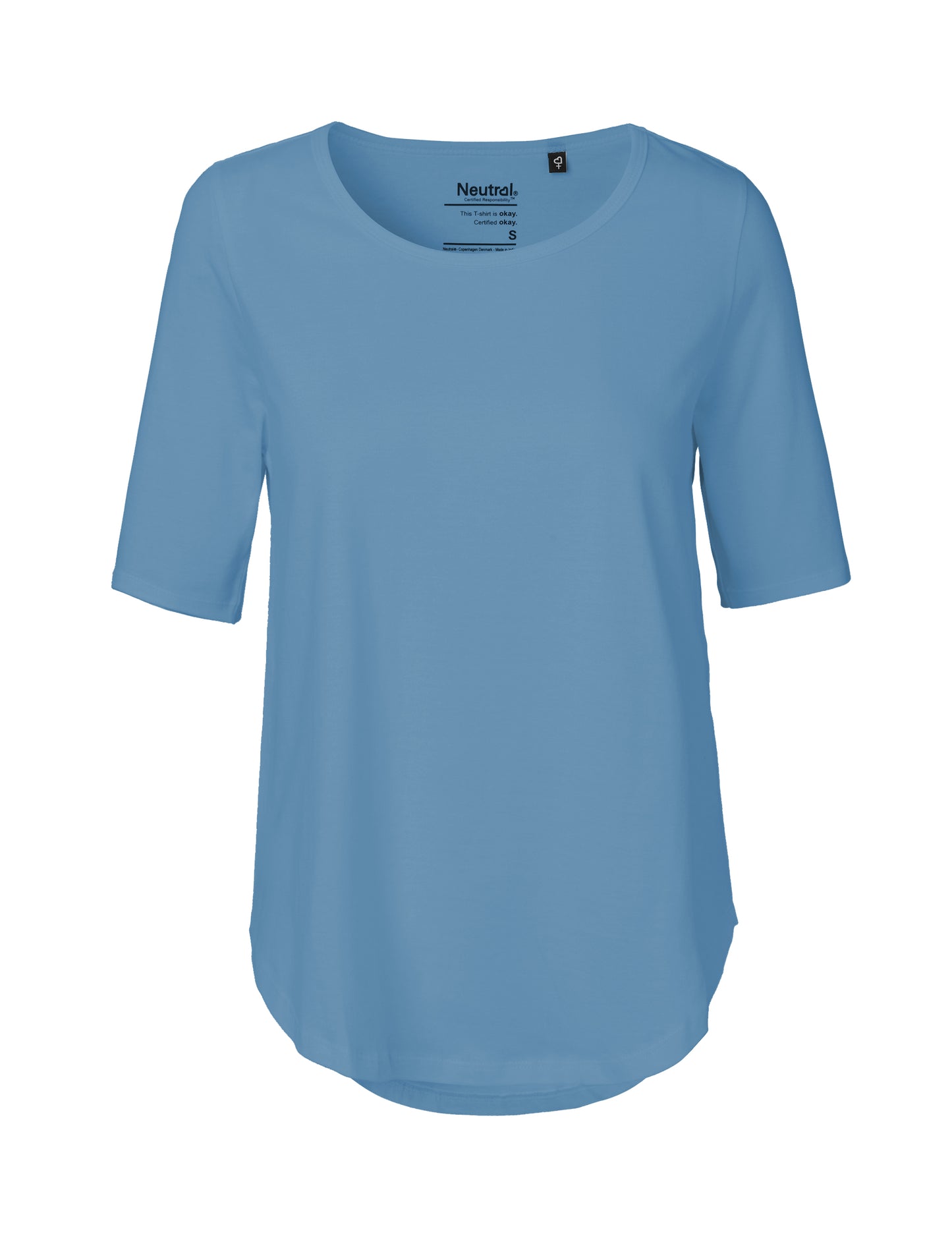 Ladies' Half Sleeve T-Shirt - Dusty Indigo