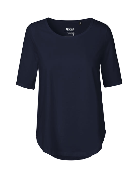 Ladies' Half Sleeve T-Shirt - Navy