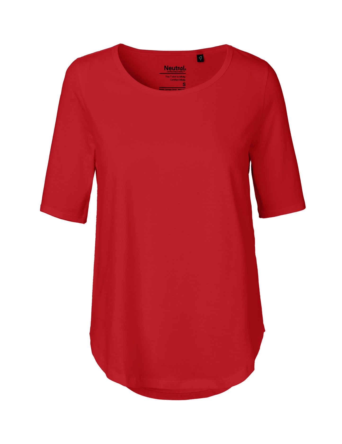 Ladies' Half Sleeve T-Shirt - Red