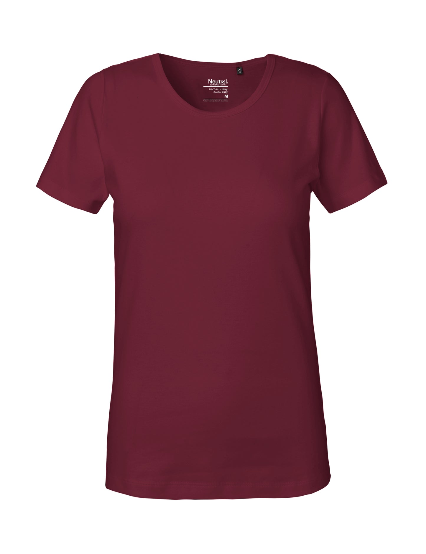 Ladies' Interlock T-Shirt - Bordeaux