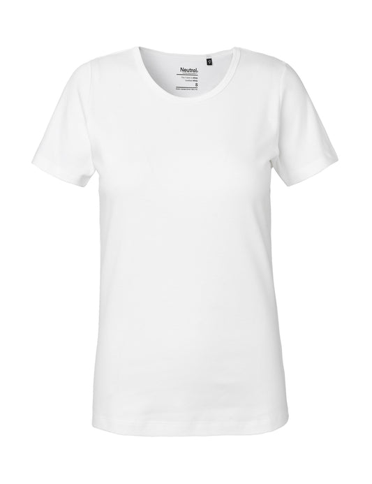 Ladies' Interlock T-Shirt - White