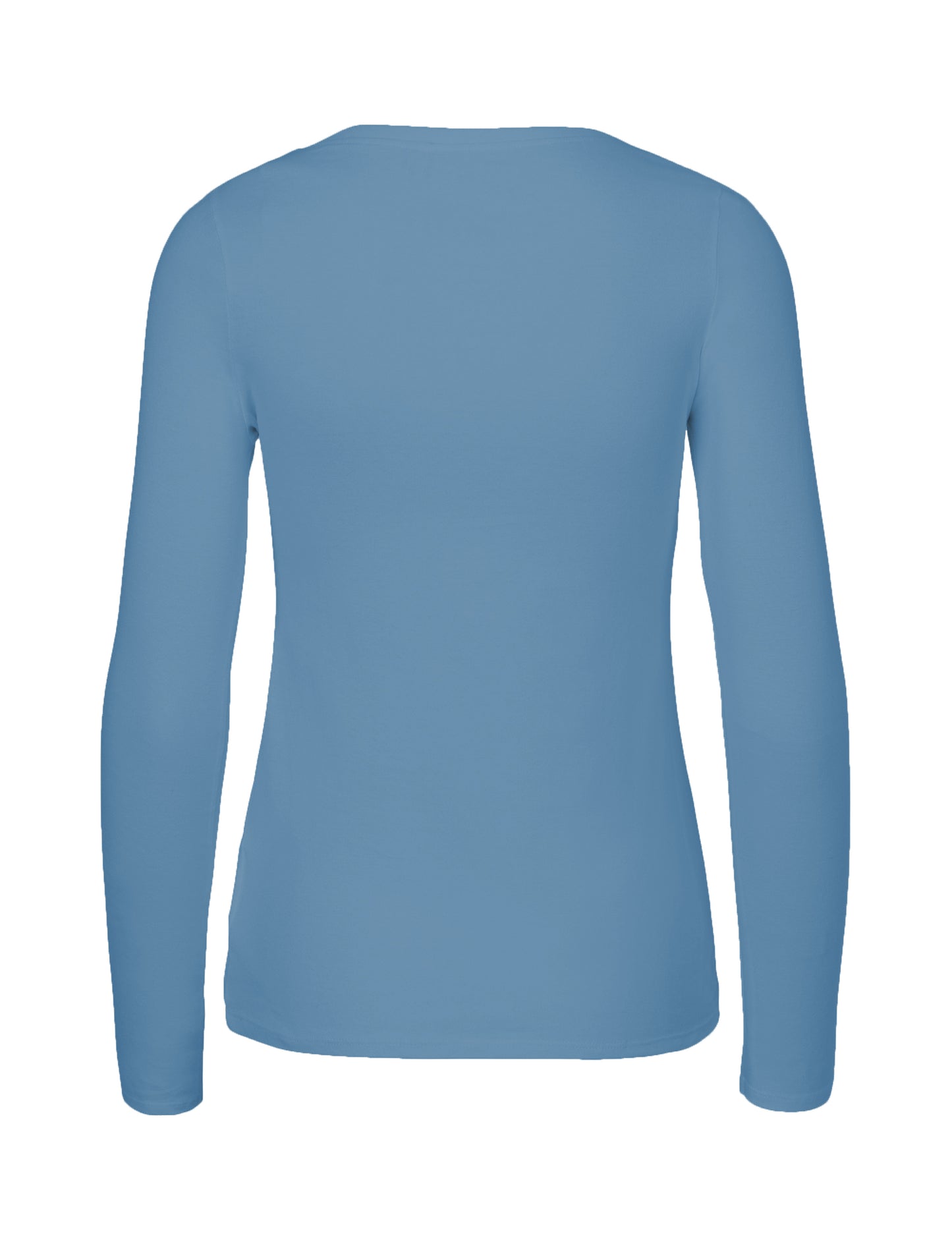 Ladies' Long Sleeve T-Shirt - Dusty Indigo