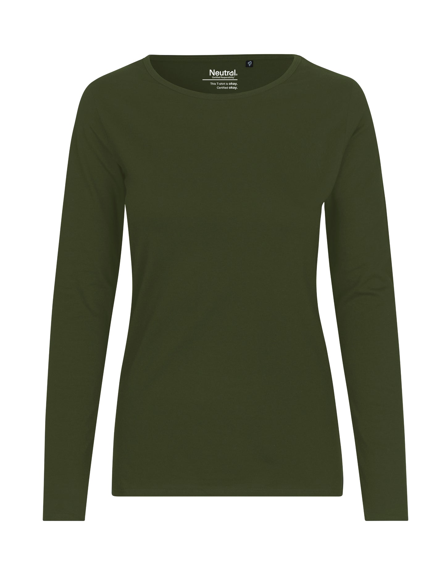 Ladies' Long Sleeve T-Shirt - Military