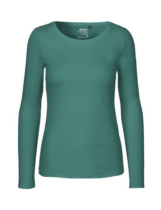 Ladies' Long Sleeve T-Shirt - Teal