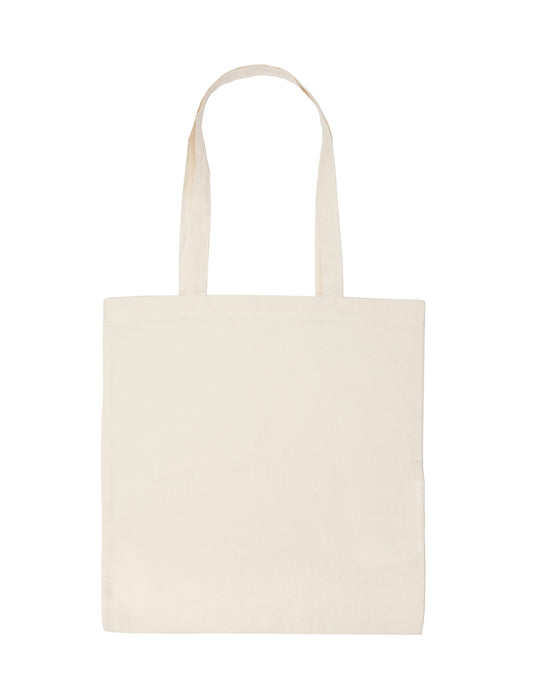 Tiger Cotton Shopping Bag With Long Handles - Nature